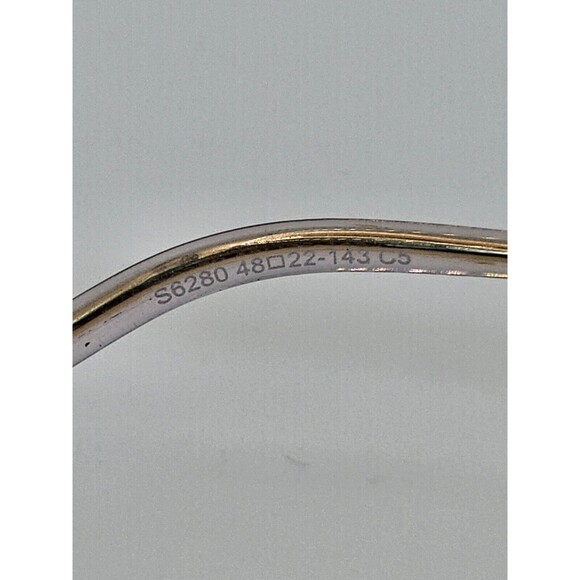 Sudfeia Eyeglasses TR90 S6280 48/22 143 C5 Vintage Gold women FRAMES ONLY! - Picture 8 of 11